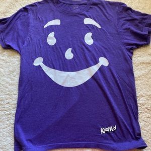 Vintage Kool Aid Man Face T Shirt Purple L